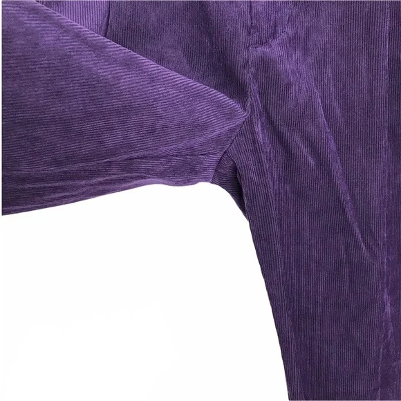J Brand Purple Twilight Mavis Paper Bag Corduroy Trouser Pants SIZE 26 NEW